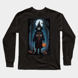 Trick or Treat Creepy Kid Long Sleeve T-Shirt